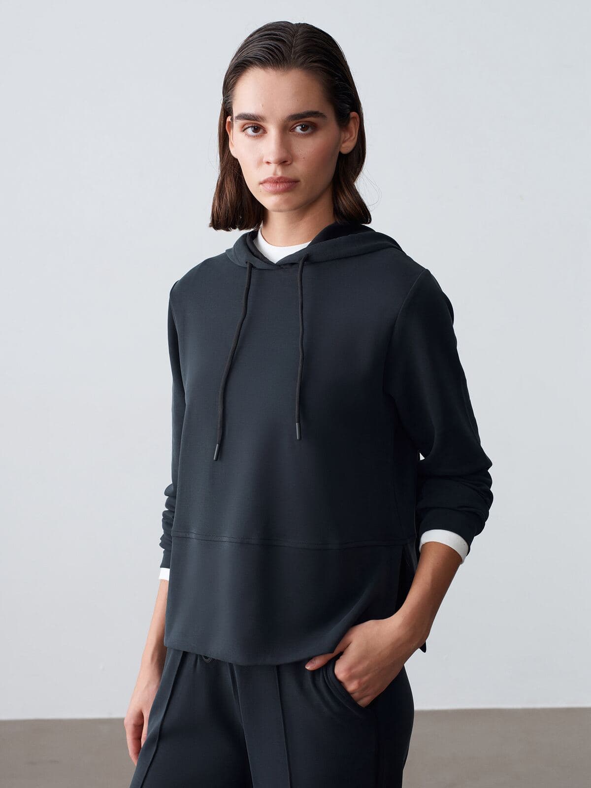 Kapüşonlu Sweatshirt & Pantolon Takım