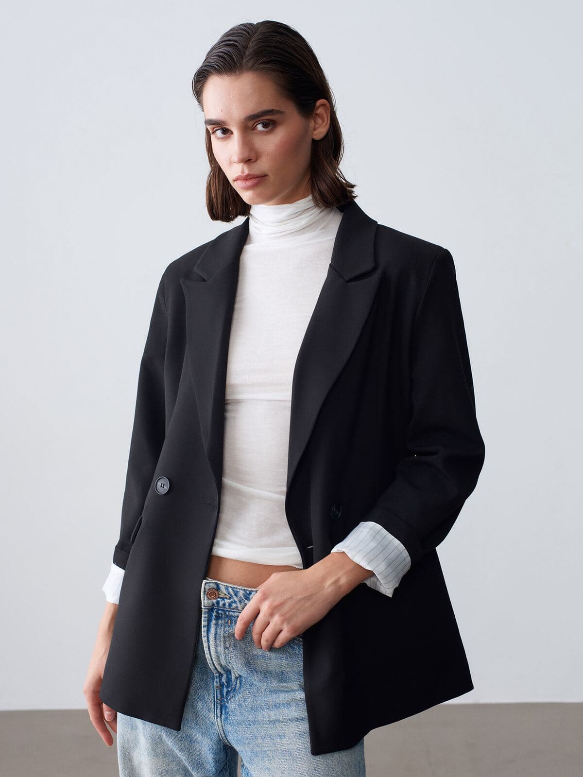 Klasik Oversize Blazer Ceket 2